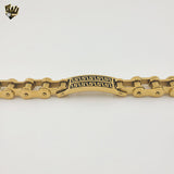 (4-4217) Stainless Steel - 17mm Alternative Link Bracelet - 9"