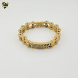 (4-4217) Stainless Steel - 17mm Alternative Link Bracelet - 9"