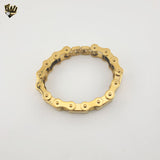(4-4215) Stainless Steel - 17mm Alternative Link Bracelet - 9"