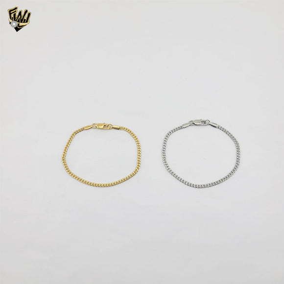 (4-4252) Stainless Steel - 3.5mm Curb Link Bracelet