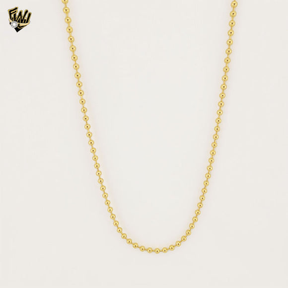 (4-3270) Stainless Steel - 4mm Balls Link Chain - 30