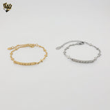 (4-4136) Stainless Steel - 5m Religious Link Bracelet.