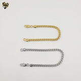 (4-4251) Stainless Steel - 5mm Curb Link Bracelet