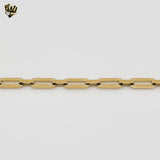 (4-4099) Stainless Steel - 6mm Paper Clip Bracelet.