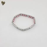 (4-4003) Stainless Steel - 7.5mm Chango Bracelet - 8"
