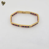(4-4059-1) Stainless Steel - 8mm Eleggua Bracelet - 8"