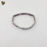 (4-4059-1) Stainless Steel - 8mm Eleggua Bracelet - 8"