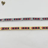 (4-4059-1) Stainless Steel - 8mm Eleggua Bracelet - 8"