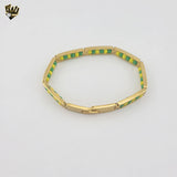 (4-4060) Stainless Steel - 8mm Orula Bracelet - 8"