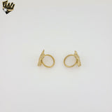 (4-0058-1) Stainless Steel - Chunky Flower Ring.