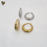 (4-2210) Stainless Steel -Chunky Hoops.