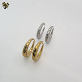 (4-2210) Stainless Steel -Chunky Hoops.