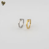 (4-0011) Stainless Steel - Dainty Geometric Ring.