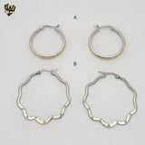 (4-2106) Stainless Steel - Hoops.