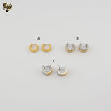 (4-2171) Stainless Steel -Huggies  Hoops.