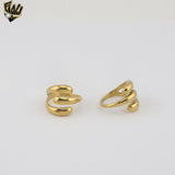 (4-0027) Stainless Steel - Wrap Design Ring.