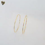 (4-2124) Stainless Steel - Plain Big Hoops.