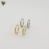 (4-2168) Stainless Steel - Plain Hoops.