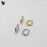 (4-2112) Stainless Steel - Plain Square Hoops.