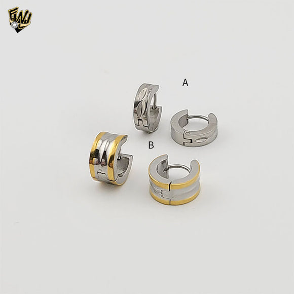 (4-2155) Stainless Steel -Small Huggies Hoops