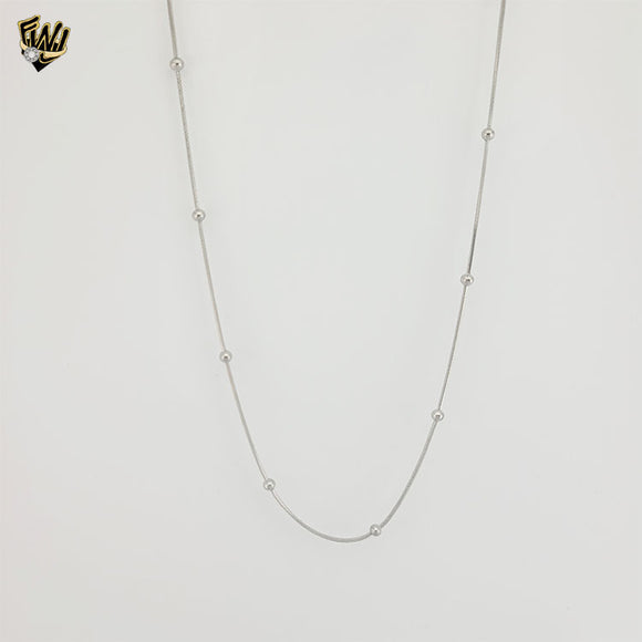(4-3260-S) Stainless Steel - Snake Balls Chain.