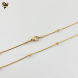 (4-3260) Stainless Steel - Snake Balls Chain.