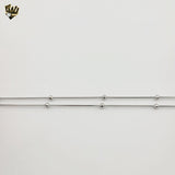 (4-3260-S) Stainless Steel - Snake Balls Chain.
