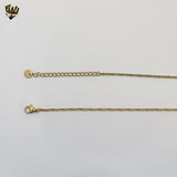 (4-7006-1) Stainless Steel - Nacre Charms Necklace.