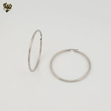 (4-2179-1) Stainless Steel - Plain Medium Hoops.
