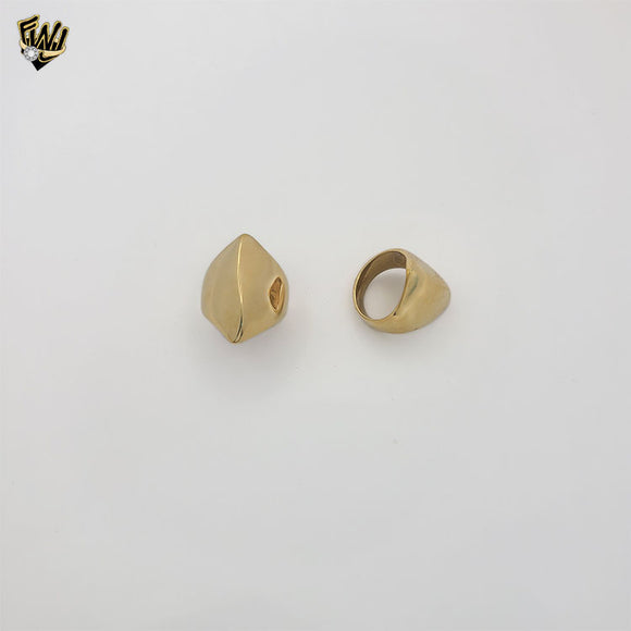 (4-0015) Stainless Steel - Thick Elongated Ring.