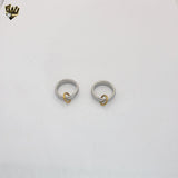 (4-0002) Stainless Steel - Two Tones Band Ring.