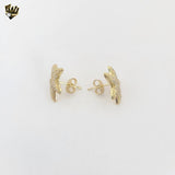 (1-1210-8) Gold Laminate - Starfish Stud Earrings - BGO