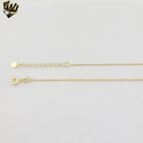 (1-6401-2) Gold Laminate - Double Heart Necklace - 19" - BGF