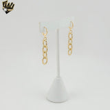 (1-1241-10) Gold Laminate - Dangle Link Earrings - BGF