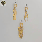 (1-2061) Colgantes Laminado Oro - BGF