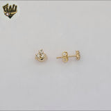 (1-1145-1) Laminado de oro - Aretes para niños - BGF