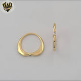 (1-3023) Gold Laminate - Zircon Heart Ring - BGF