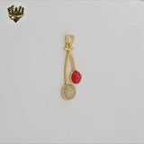 (1-2115-1) Gold Laminate - Zircon Cherry Pendant - BGO