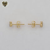 (1-1145-1) Laminado de oro - Aretes para niños - BGF