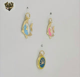 (1-2032) Gold Laminate - Ocean Pendants - BGO