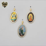 (1-2300) Gold Laminate - Religious Pendants - BGF