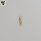 (1-2172) Gold Laminate - Tiny Zircon Grape Pendant - BGF