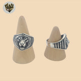 (2-5007-1) Plata de Ley 925 - Anillo Estrella Zircon