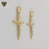 (1-2433) Laminado Oro - Colgantes Mariposas - BGF