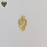 (1-2430-1) Gold Laminate - Mom Heart Pendant - BGO