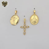 (1-2209) Gold Laminate Pendants - BGF