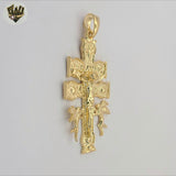 (1-2470-1) Gold Laminate - Caravaca Cross Pendant - BGF