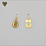 (1-2278) Gold Laminate - Religious Pendants - BGF