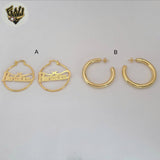 (1-2942-1) Gold Laminate - Hoops - BGO