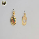 (1-2278) Gold Laminate - Religious Pendants - BGF